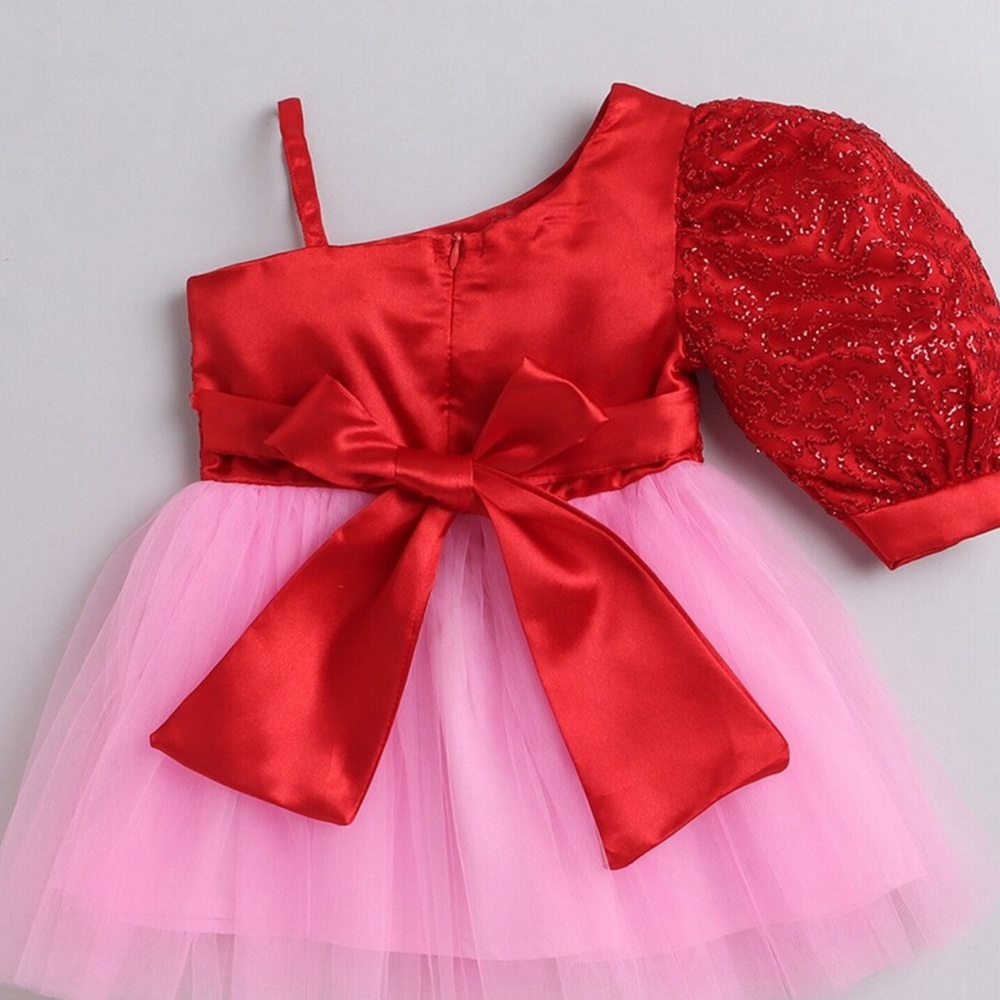 Brand new 0-3 Months old baby cute party wear frock